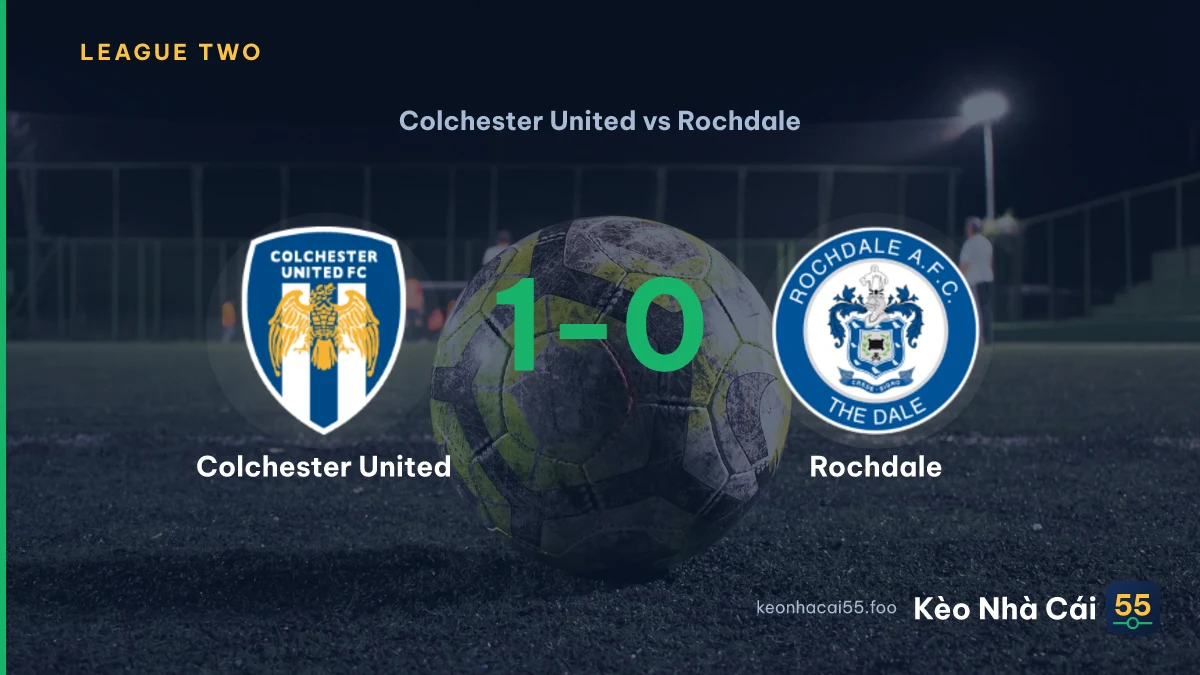 Nhận định Colchester United vs Rochdale ngày 29/08/2026