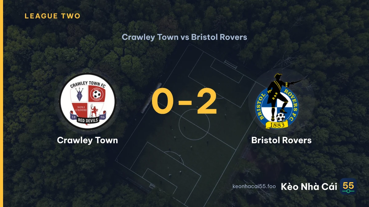 Nhận định Crawley Town vs Bristol Rovers ngày 29/08/2026