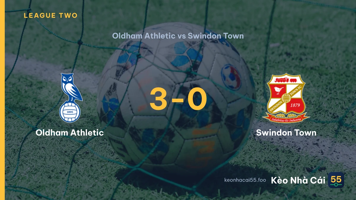 Nhận định Oldham Athletic vs Swindon Town ngày 29/08/2026
