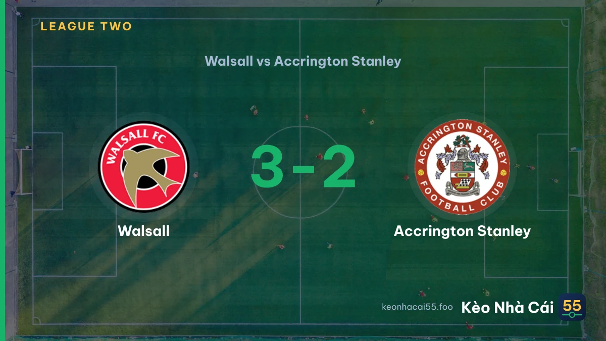 Nhận định Walsall vs Accrington Stanley ngày 29/08/2026