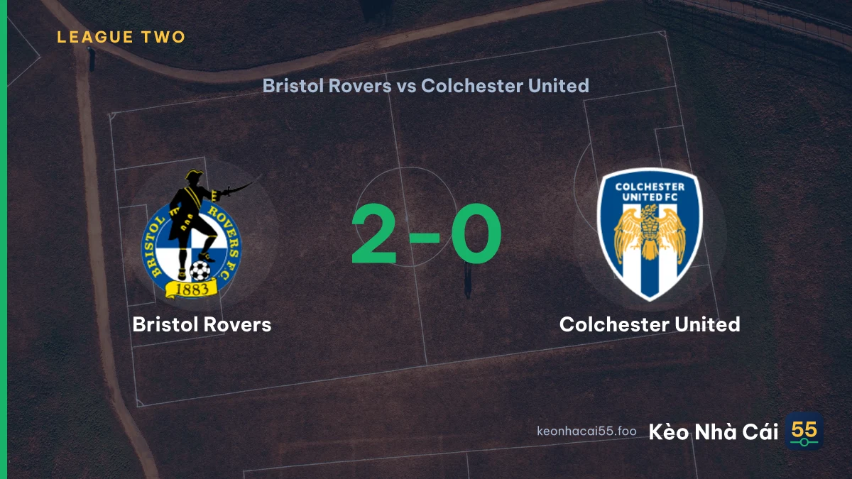 Nhận định Bristol Rovers vs Colchester United ngày 02/09/2026