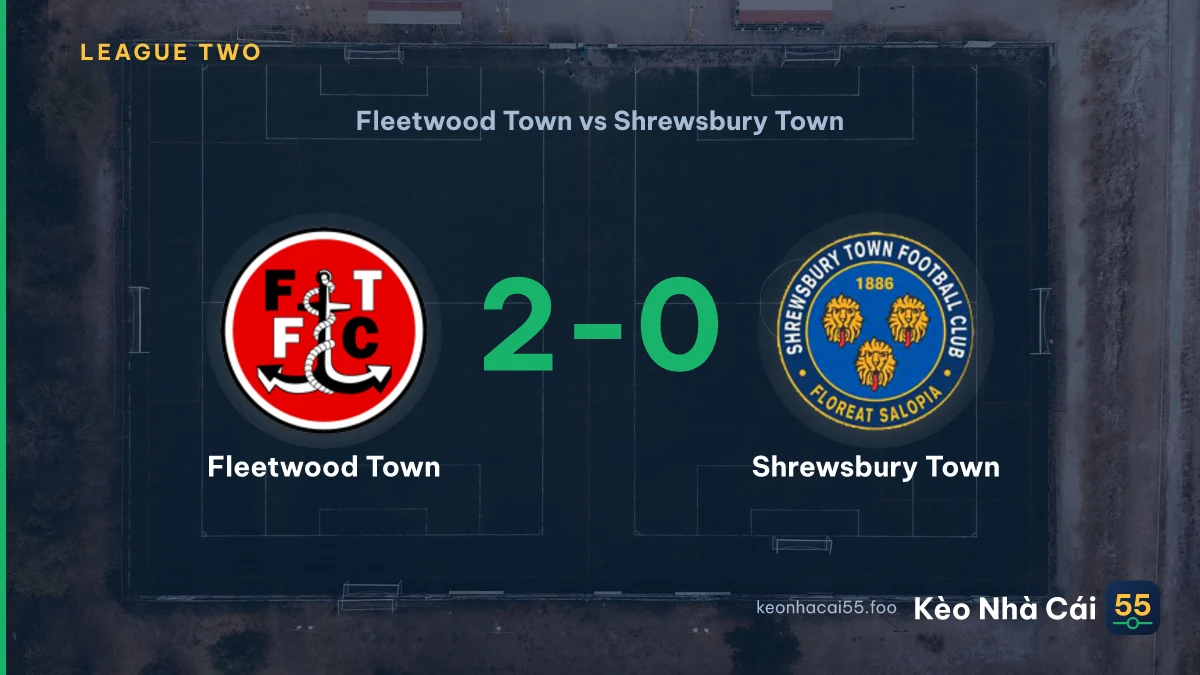 Nhận định Fleetwood Town vs Shrewsbury Town ngày 05/09/2026