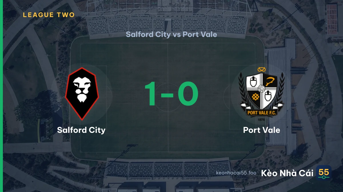 Nhận định Salford City vs Port Vale ngày 05/09/2026