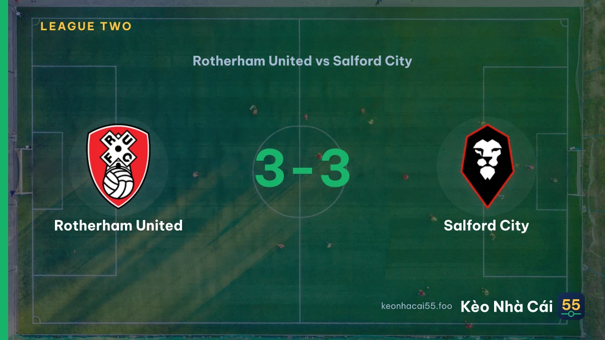 Nhận định Rotherham United vs Salford City ngày 12/09/2026