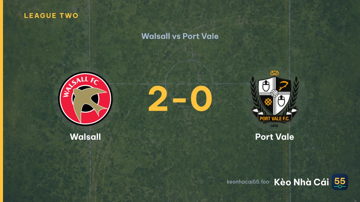 Nhận định Walsall vs Port Vale ngày 19/09/2026