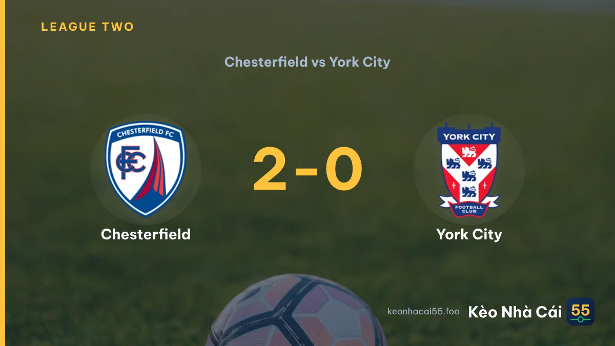 Nhận định Chesterfield vs York City ngày 19/09/2026