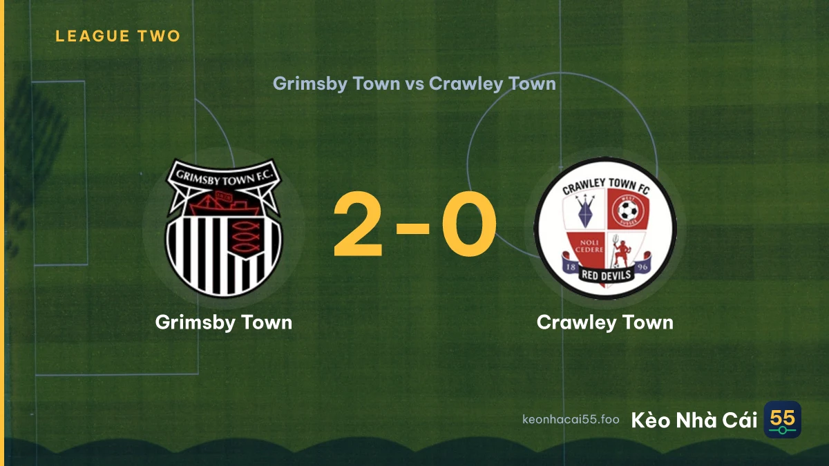 Nhận định Grimsby Town vs Crawley Town ngày 19/09/2026
