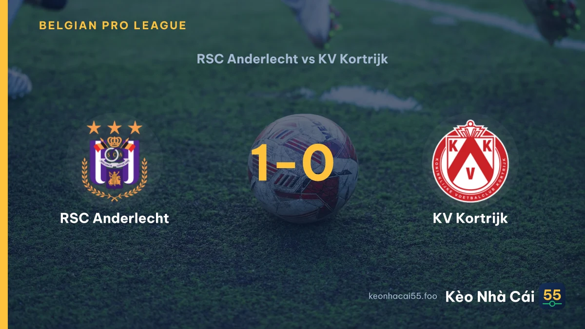 Nhận định RSC Anderlecht vs KV Kortrijk ngày 04/09/2026