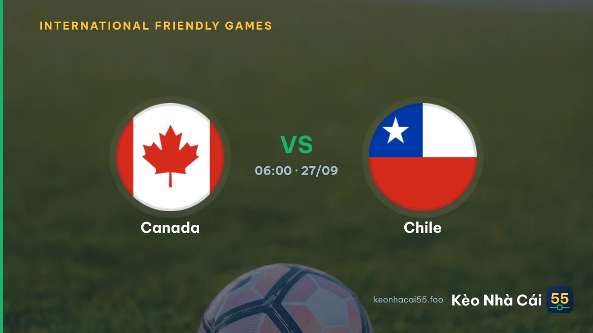 Nhận định Canada vs Chile ngày 27/09/2026