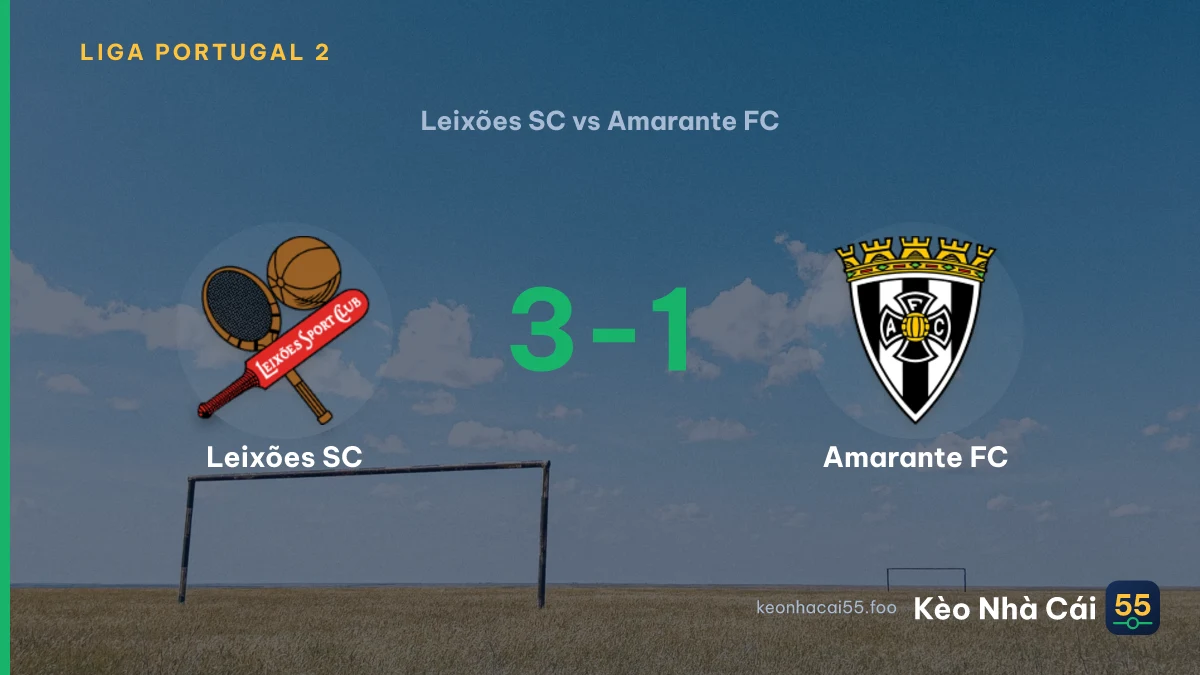Nhận định Leixões SC vs Amarante FC ngày 06/09/2026