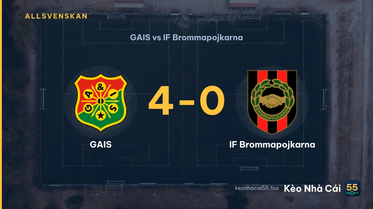 Nhận định GAIS vs IF Brommapojkarna ngày 01/09/2026