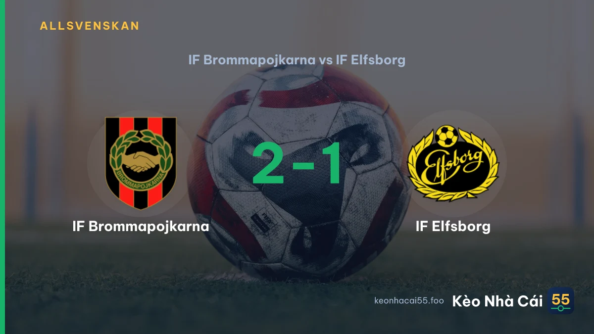 Nhận định IF Brommapojkarna vs IF Elfsborg ngày 06/09/2026