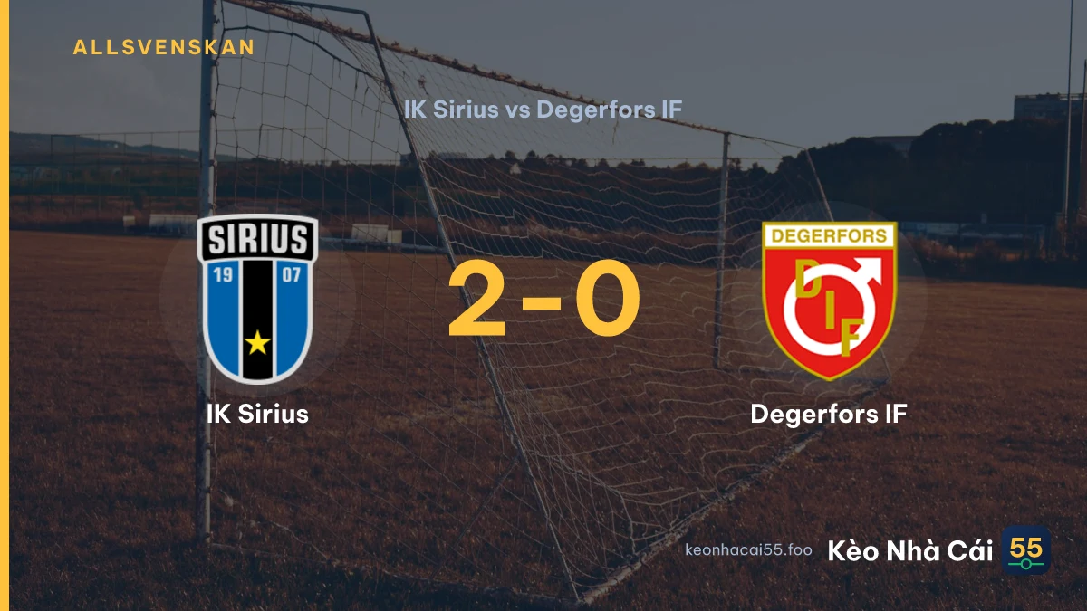 Nhận định IK Sirius vs Degerfors IF ngày 15/09/2026