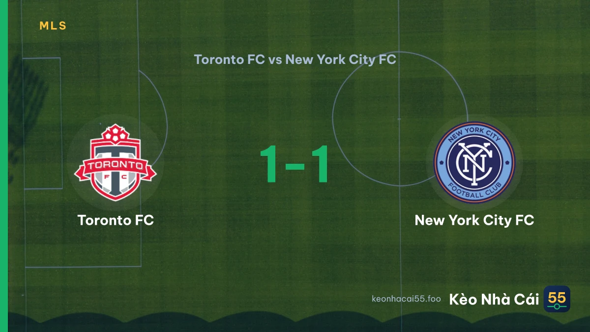 Nhận định Toronto FC vs New York City FC ngày 30/08/2026