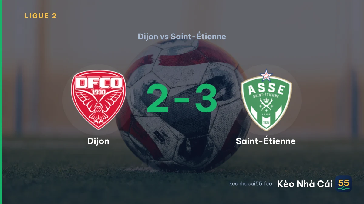 Nhận định Dijon vs Saint-Étienne ngày 01/09/2026