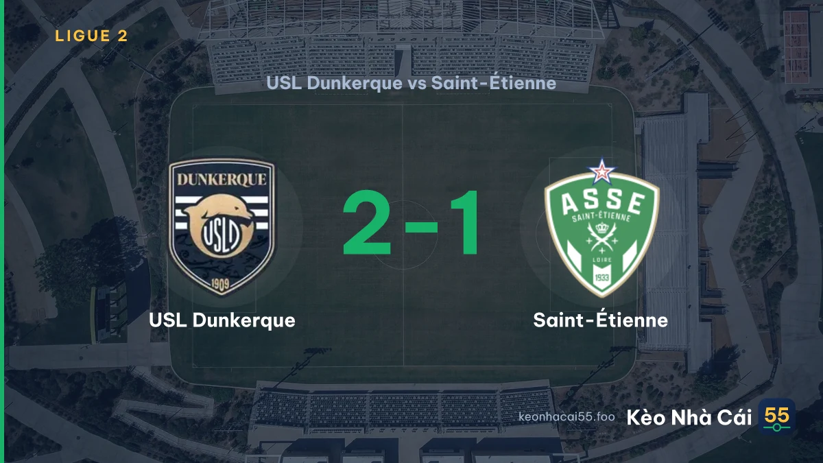 Nhận định USL Dunkerque vs Saint-Étienne ngày 13/09/2026