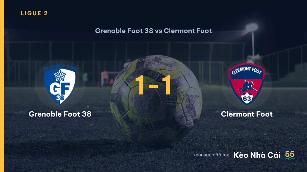 Nhận định Grenoble Foot 38 vs Clermont Foot ngày 19/09/2026
