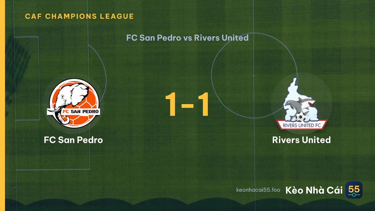 Nhận định FC San Pedro vs Rivers United ngày 05/09/2026
