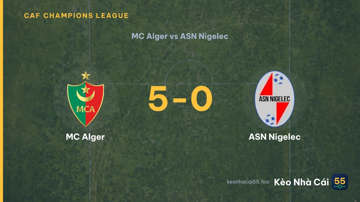 Nhận định MC Alger vs ASN Nigelec ngày 13/09/2026