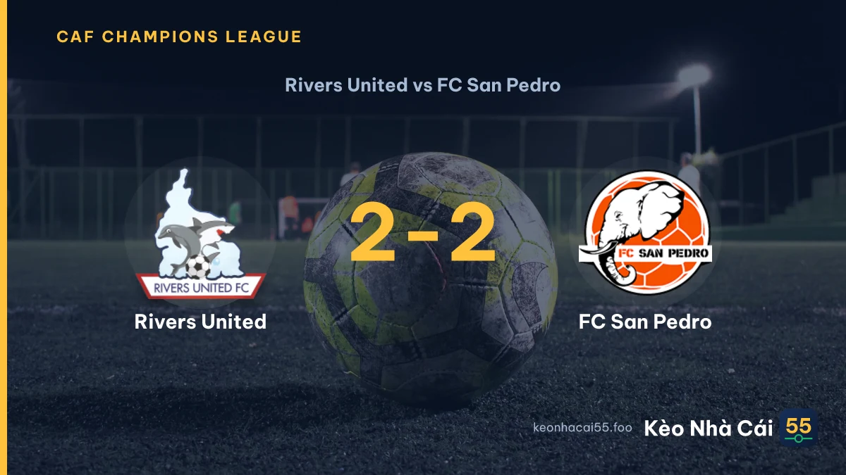 Nhận định Rivers United vs FC San Pedro ngày 13/09/2026
