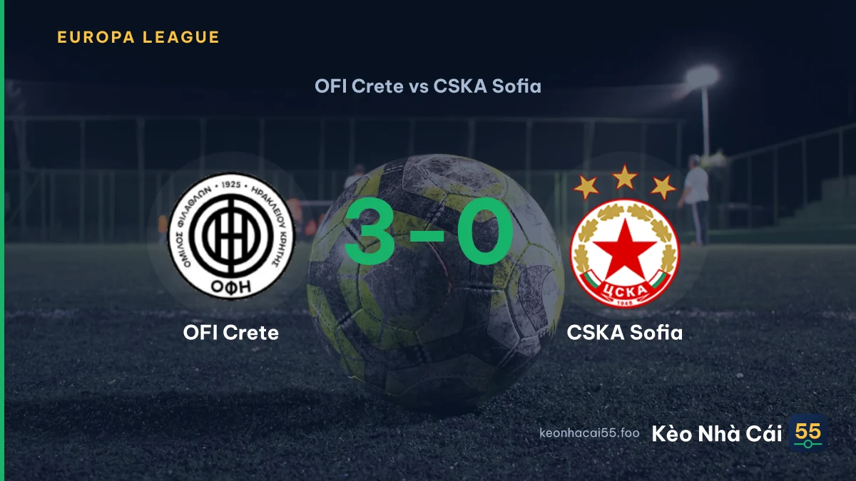 Nhận định OFI Crete vs CSKA Sofia ngày 21/08/2026