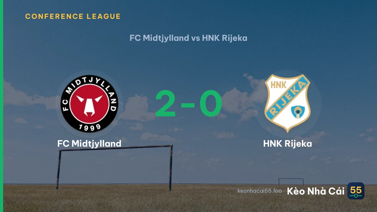 Nhận định FC Midtjylland vs HNK Rijeka ngày 21/08/2026