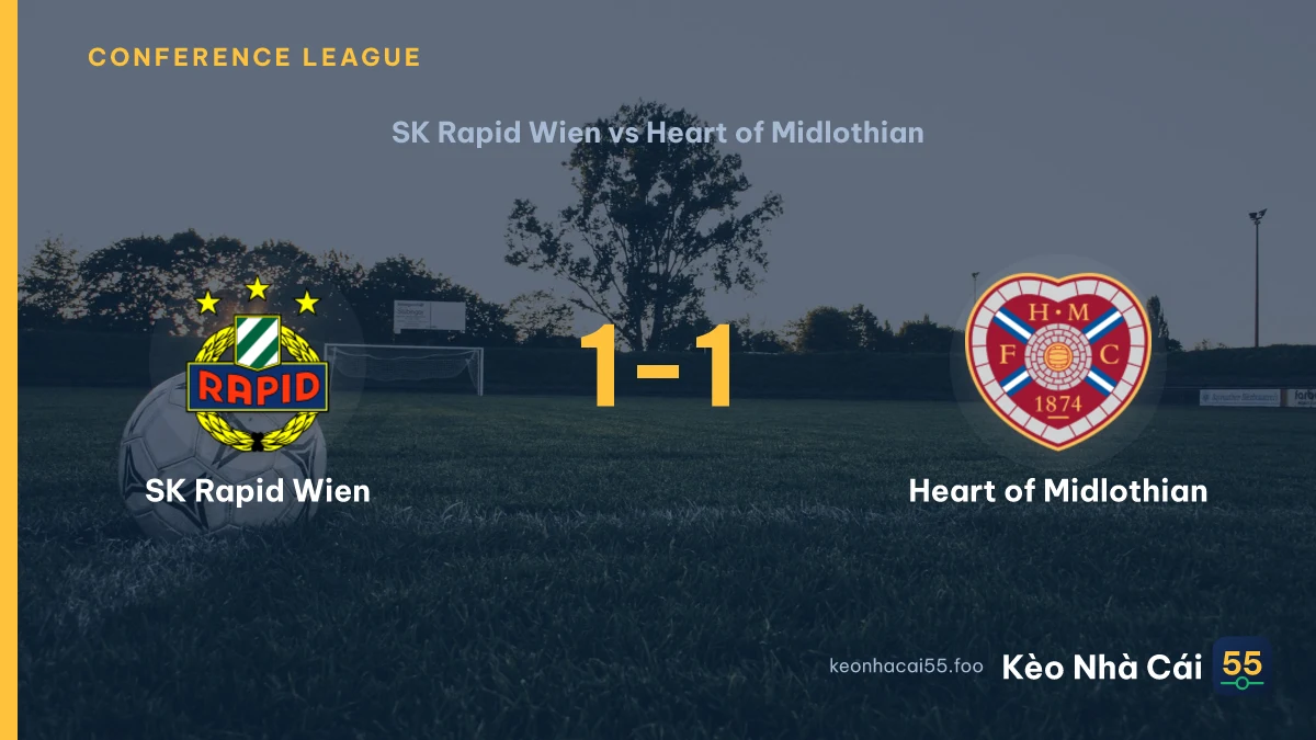 Nhận định SK Rapid Wien vs Heart of Midlothian ngày 26/08/2026