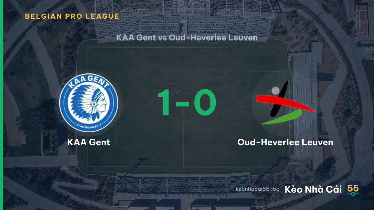 Nhận định KAA Gent vs Oud-Heverlee Leuven ngày 04/09/2026