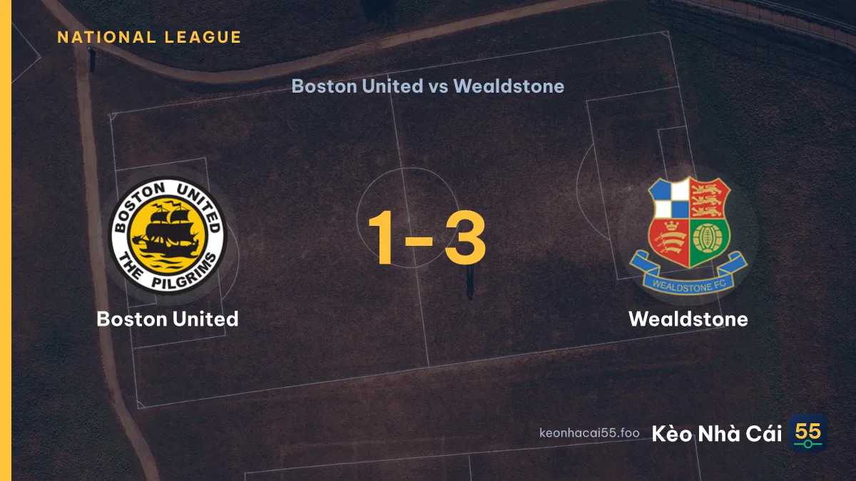 Nhận định Boston United vs Wealdstone ngày 12/09/2026
