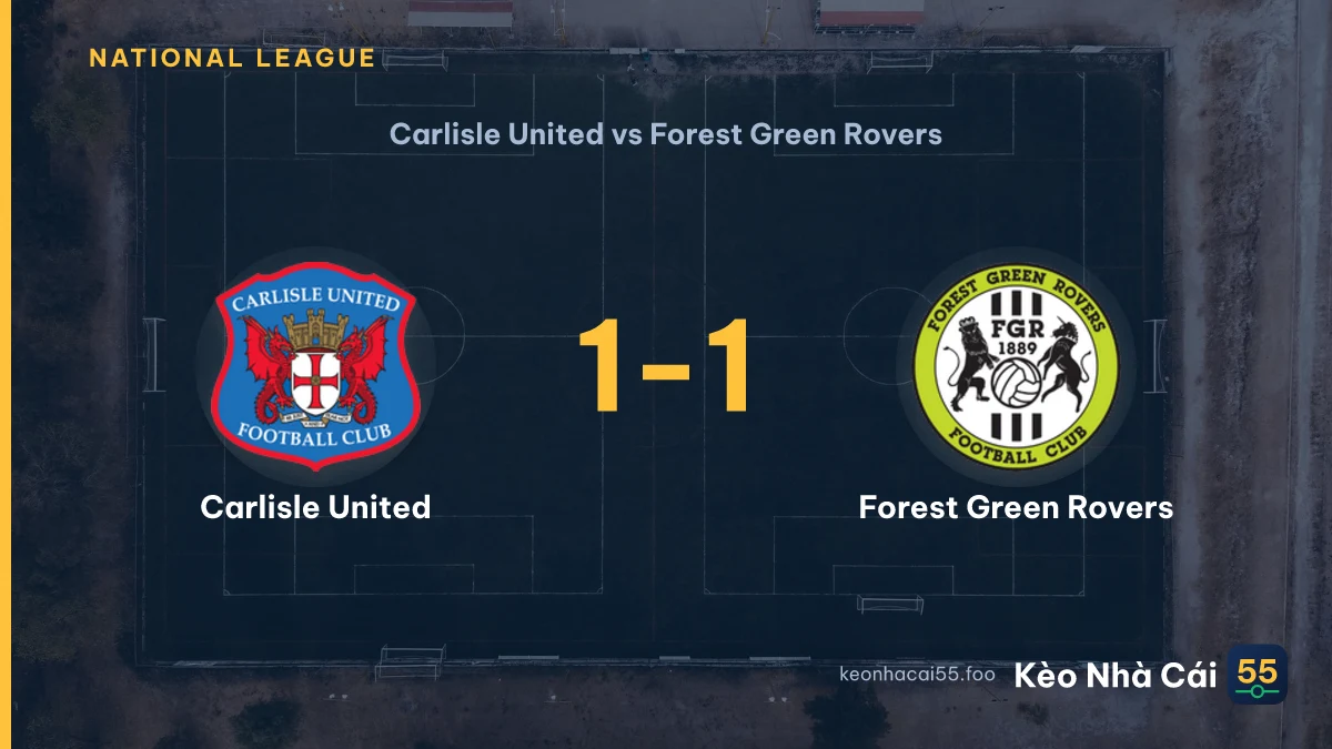 Nhận định Carlisle United vs Forest Green Rovers ngày 16/09/2026