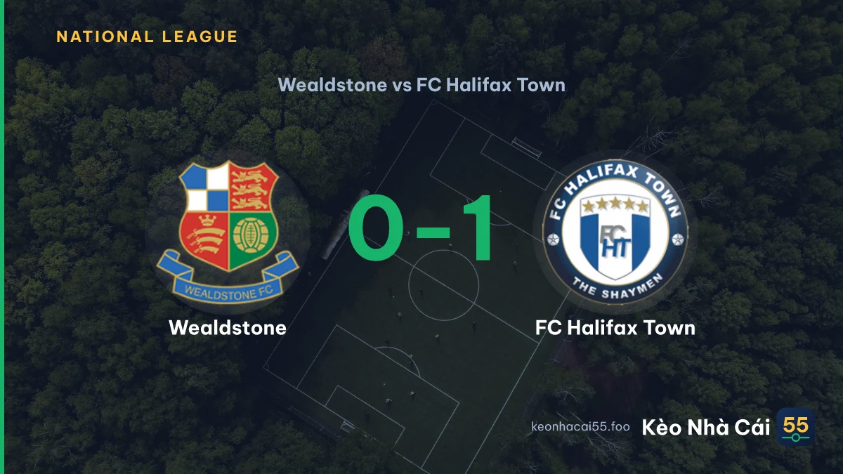 Nhận định Wealdstone vs FC Halifax Town ngày 16/09/2026