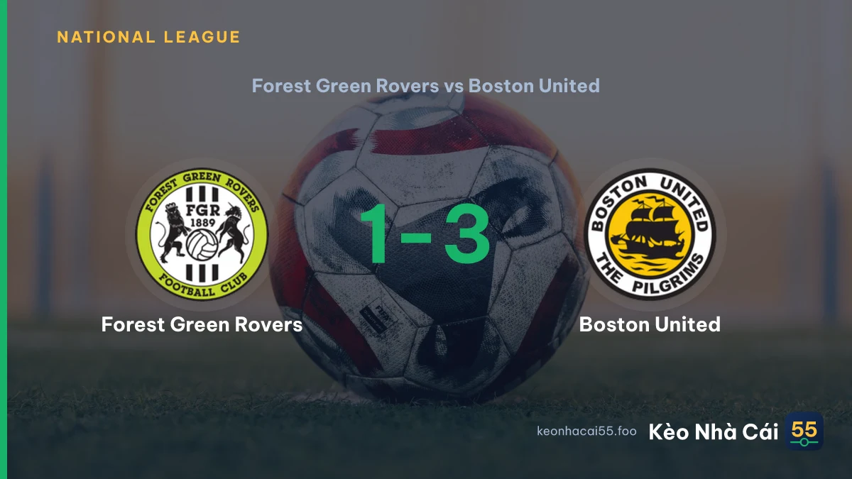 Nhận định Forest Green Rovers vs Boston United ngày 19/09/2026