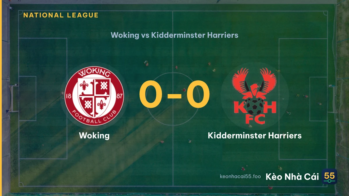 Nhận định Woking vs Kidderminster Harriers ngày 19/09/2026