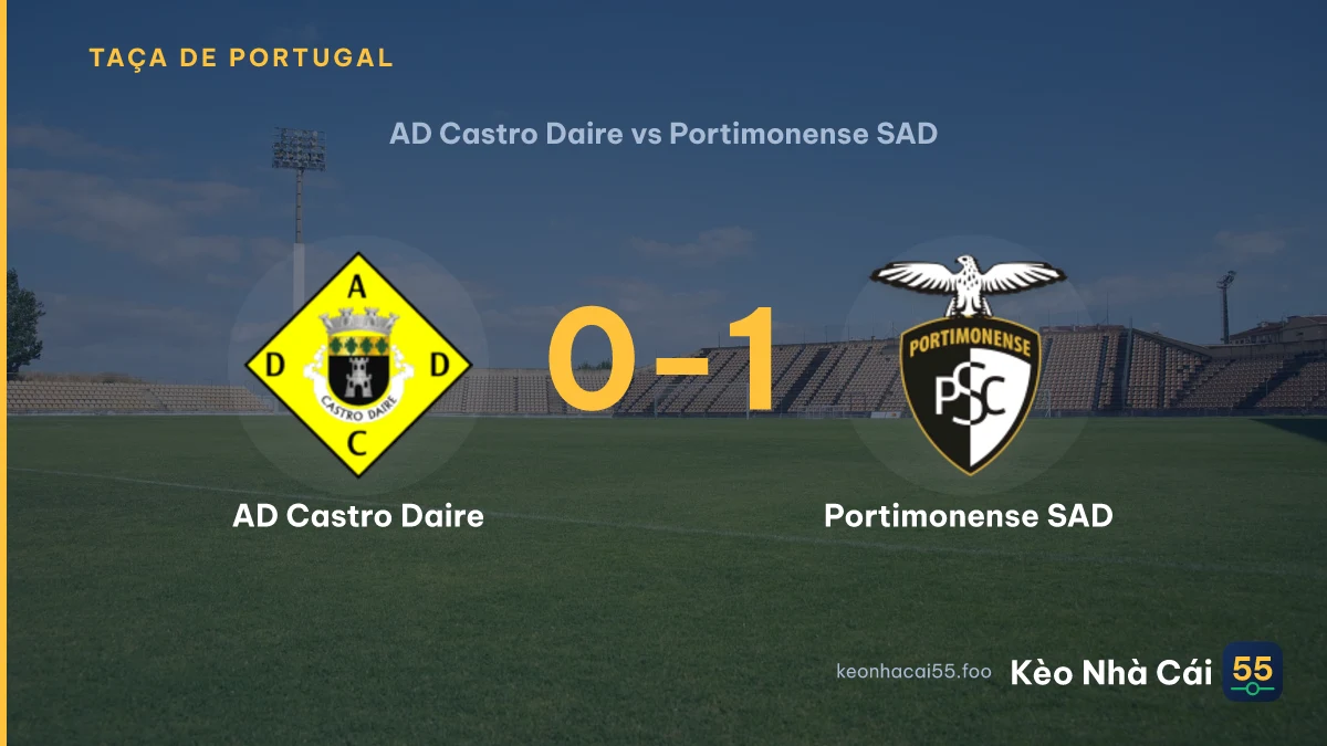 Nhận định AD Castro Daire vs Portimonense SAD ngày 19/09/2026