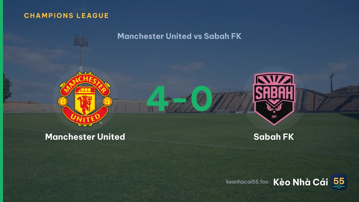 Nhận định Manchester United vs Sabah FK ngày 11/09/2026