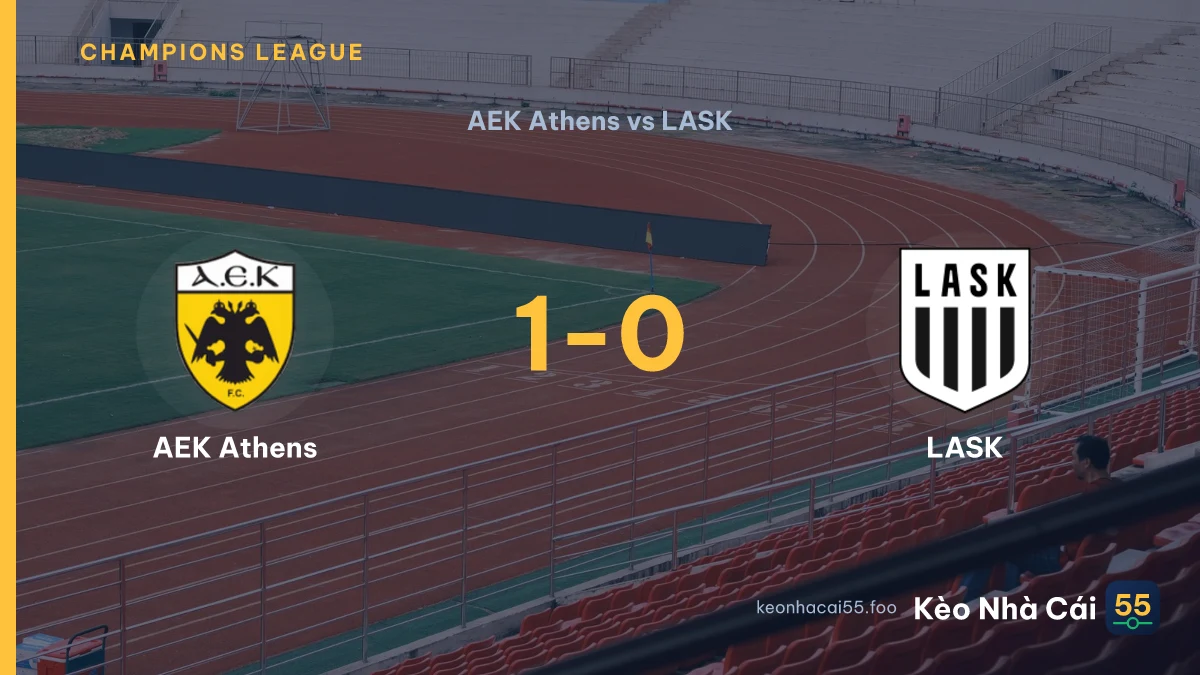 Nhận định AEK Athens vs LASK ngày 08/09/2026