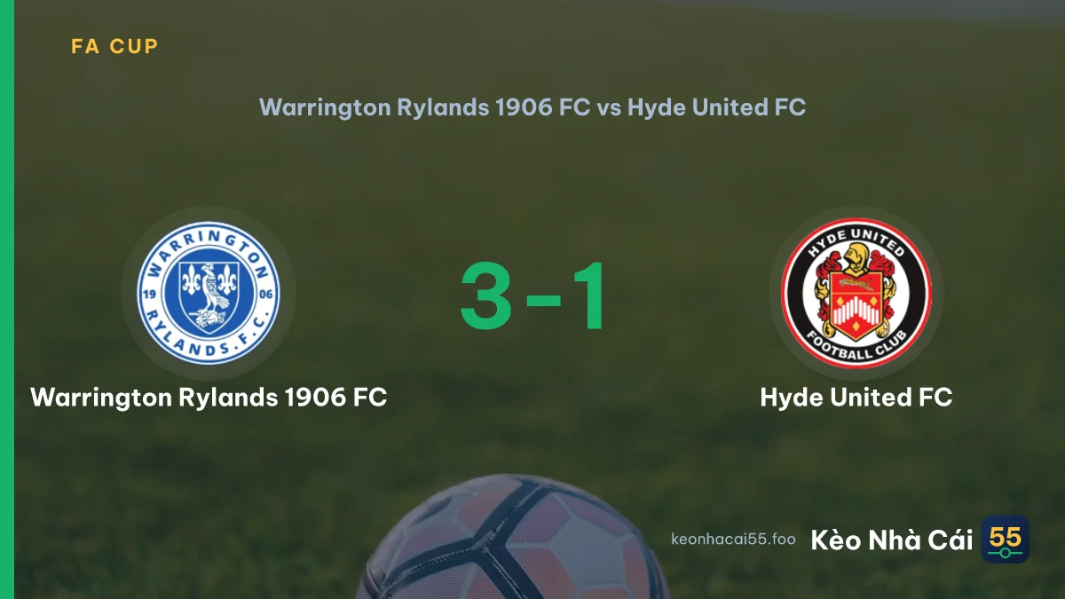 Nhận định Warrington Rylands 1906 FC vs Hyde United FC ngày 05/09/2026