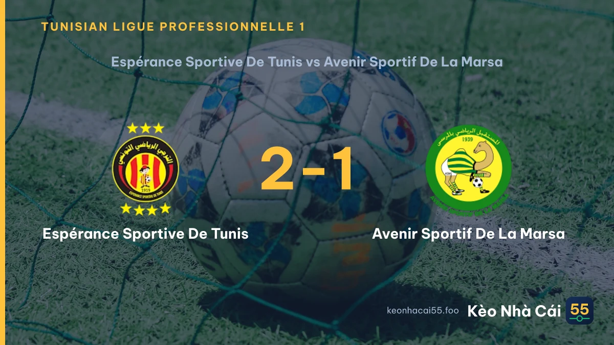 Nhận định Espérance Sportive De Tunis vs Avenir Sportif De La Marsa ngày 06/09/2026