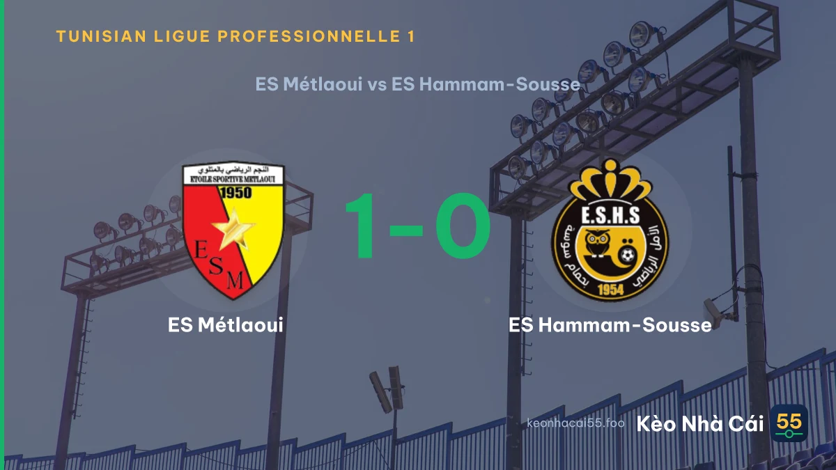 Nhận định ES Métlaoui vs ES Hammam-Sousse ngày 06/09/2026