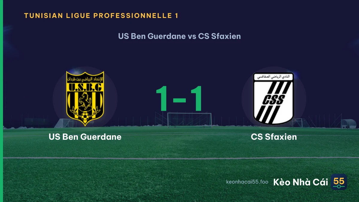 Nhận định US Ben Guerdane vs CS Sfaxien ngày 16/09/2026