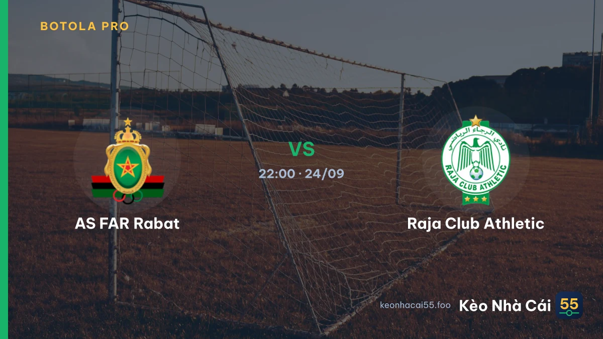 Nhận định AS FAR Rabat vs Raja Club Athletic ngày 24/09/2026