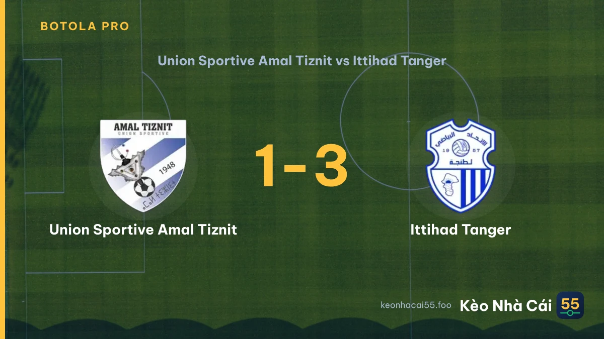 Nhận định Union Sportive Amal Tiznit vs Ittihad Tanger ngày 25/09/2026