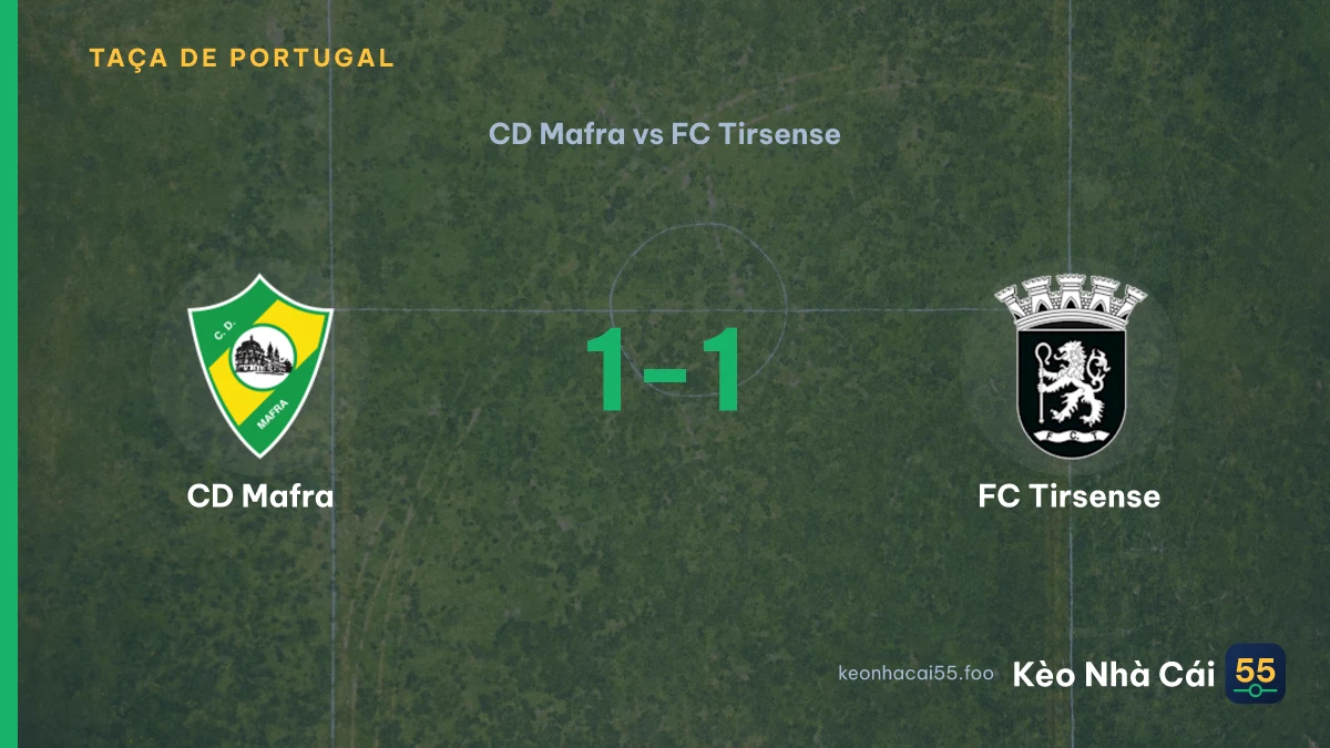 Nhận định CD Mafra vs FC Tirsense ngày 20/09/2026