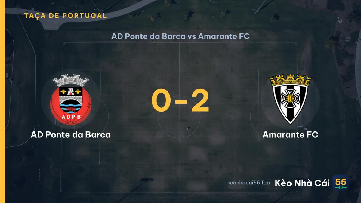 Nhận định AD Ponte da Barca vs Amarante FC ngày 20/09/2026