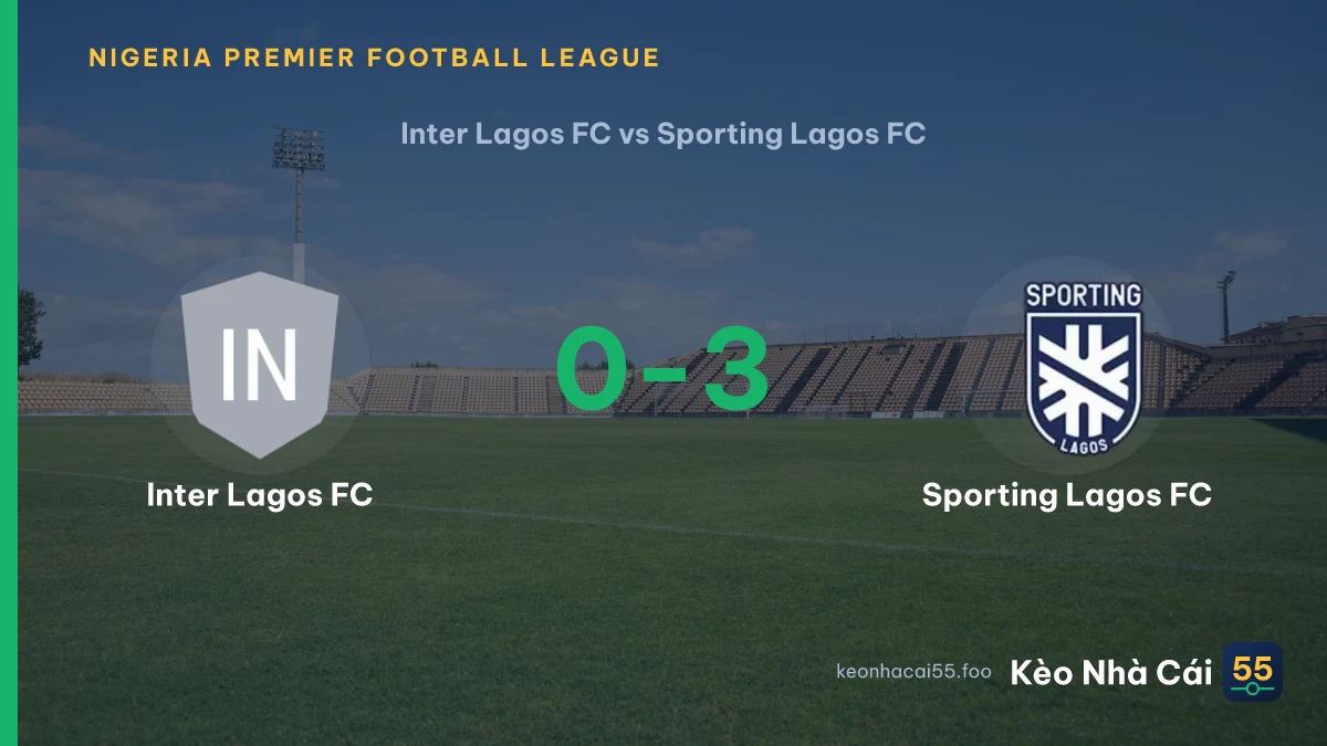 Nhận định Inter Lagos FC vs Sporting Lagos FC ngày 13/09/2026