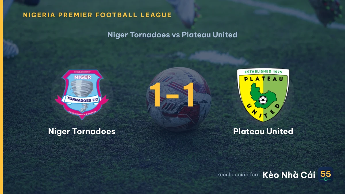 Nhận định Niger Tornadoes vs Plateau United ngày 13/09/2026