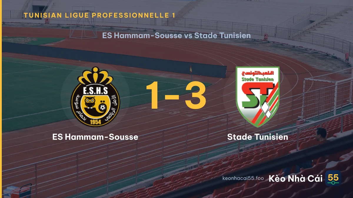 Nhận định ES Hammam-Sousse vs Stade Tunisien ngày 12/09/2026