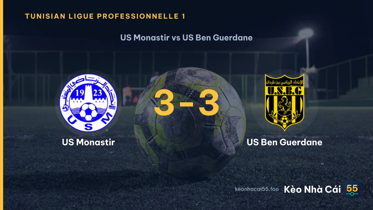 Nhận định US Monastir vs US Ben Guerdane ngày 12/09/2026