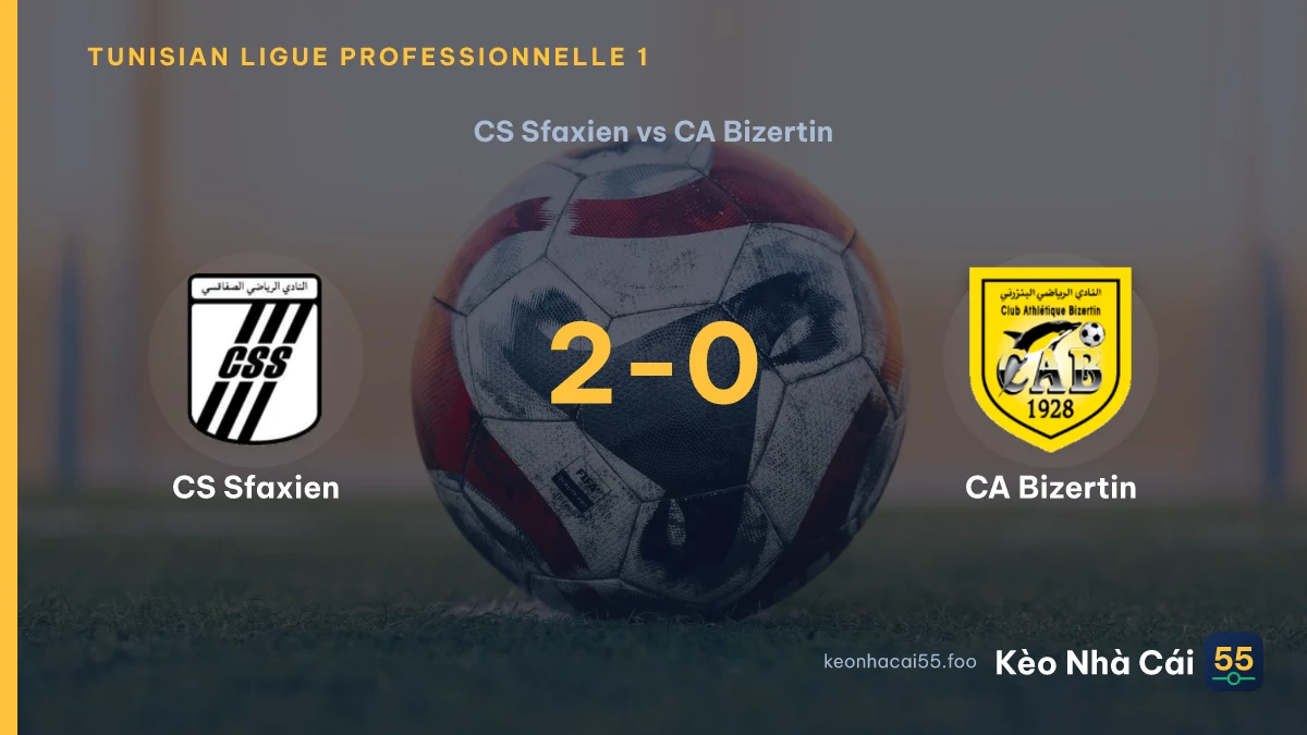 Nhận định CS Sfaxien vs CA Bizertin ngày 20/09/2026