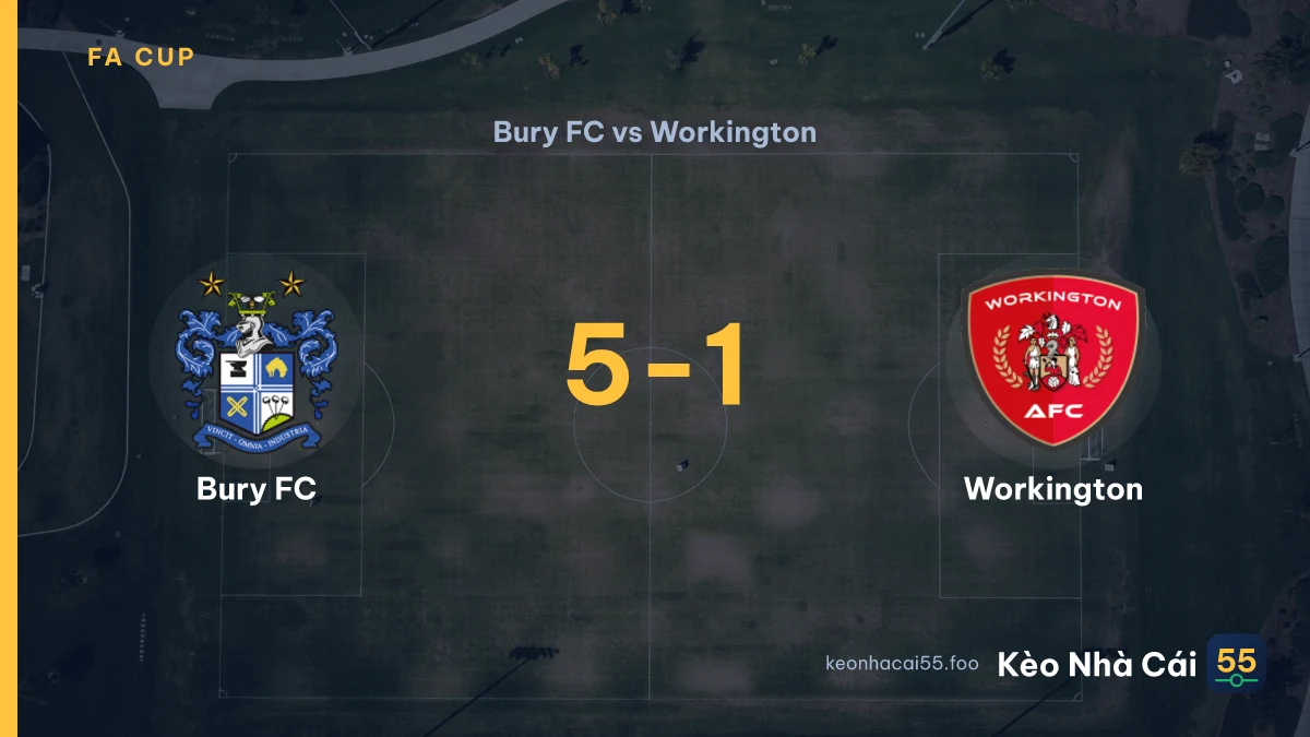 Nhận định Bury FC vs Workington ngày 19/09/2026